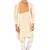 Fawn art silk mens  kurta with churidar set