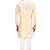 Fawn art silk mens  kurta with churidar set