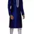 Blue  art silk mens  kurta with churidar set