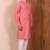 Pink  cotton blendmens  kurta with churidar set