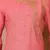 Pink  cotton blendmens  kurta with churidar set