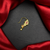 floral nath nose pin with cz stone, gold finish