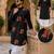 Black cotton plain party wear kurta and dhoty