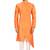 Orange  art silk mens  kurta with churidar set