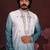 Morpech cotton silk embroidery party wear kurta and payjama