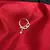 bridal cz stone nath, indian wedding nose ring