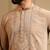 Brown lachko embroidery print party wear kurta and payjama