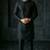 Black embroidered dupion silk kurta set