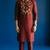 Maroon embroidered dupion silk kurta set