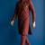 Maroon embroidered dupion silk kurta set