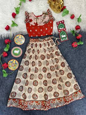 linen skirt set featuring contrast colors and elegant motifs and  light, breezy, and perfect for summer occasions 1