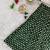 Girls traditional green polka dot lehenga choli in silk blend with v-neck