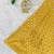 Girls traditional yellow polka dot lehenga choli in silk blend with v-neck