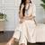  off white solid a-line pure cotton kurta set with trousers