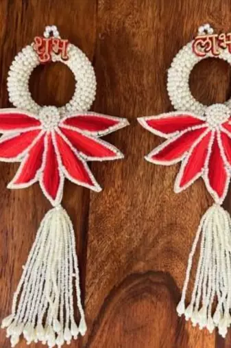 Handmade Lotus Wall Hanging Decorative | Traditional for Home Decoration (Pack of 2)