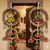 Handmade Lakshmi Ganesh Wall Hanging Decorative Door Hanging Traditional Indian Festive Home Decor (Pack of 2)