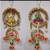 Handmade Lakshmi Ganesh Wall Hanging Decorative Door Hanging Traditional Indian Festive Home Decor (Pack of 2)