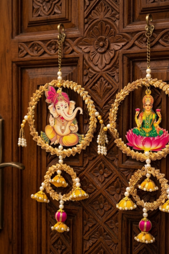 Handmade Decorative Wall Hanging Art for Home Decoration Latkan Wall for Home Decoration (Pack of 2)