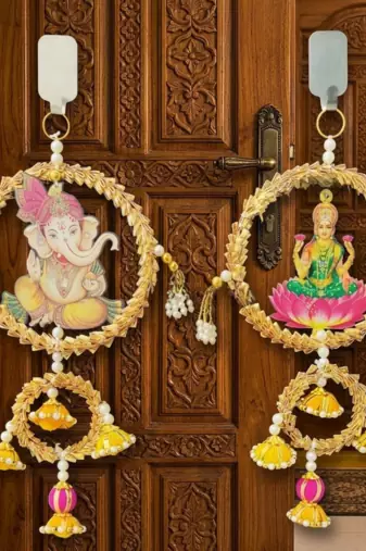 Handmade Decorative Wall Hanging Art for Home Decoration Latkan Wall for Home Decoration (Pack of 2)