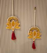  Handmade Decorative Traditional Hanging | Multicolour Pom-Pom Toran for Home Decor (Pack of 2)
