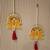  Handmade Decorative Traditional Hanging | Multicolour Pom-Pom Toran for Home Decor (Pack of 2)