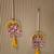 Handmade Traditional Hanging | Multicolour Toran Pom-Pom Toran for Home Decor (Pack of 2)