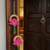 Handmade Decorative Traditional Hanging | Multicolour Pom-Pom Toran for Home Decor (Pack of 2)