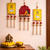 Decorative Jharokha with Cow Shubh Labh Hanging Perfect for Home Decor Hanging (Set of 1)
