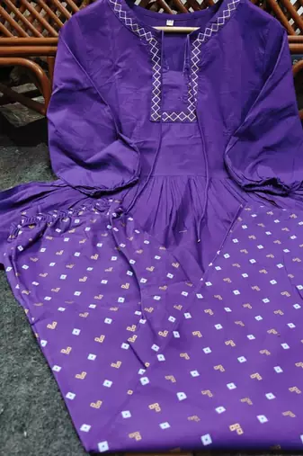  chic deep purple peplum top and easy-breezy flared palazzo combo