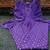  chic deep purple peplum top and easy-breezy flared palazzo combo