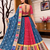 Muslin Cotton Digital Print Lehenga With Dupatta Mirror Work Navratri Special Chaniya Choli