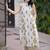  yellow floral printed rayon ethnic co-ord set for women