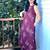 Beatiful wine purple floral block print sleeveless cotton co-ord set
