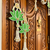 Handmade Multicolour Lotus Shubh Labh Gota Patch Hanging for Home Decor Hanging (Pack of 2)