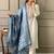  off-white multi-color embroidered kurti set with scallop pants