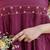  wine purple embellished cotton peplum co-ord set