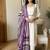 cream cotton straight tunic set with contrast dupatta