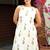  off-white floral block printed sleeveless cotton kurta & wide-leg pant co-ord set