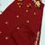  maroon applique embroidered cotton straight kurta set