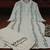  beige floral embroidered cotton straight kurta pant set