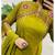  neon embroidered chanderi flared suit set