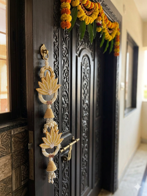 Handmade Door Hanging Decorative Latkan | Home Temple Office Festive Decor (Pack of 2) 2