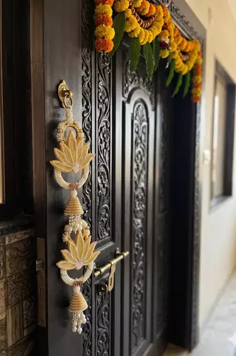 Handmade Door Hanging Decorative Latkan | Home Temple Office Festive Decor (Pack of 2)