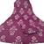 Beatiful wine purple floral block print sleeveless cotton co-ord set