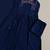  blue embroidered chanderi flared suit set
