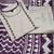  cream cotton straight tunic set with contrast dupatta