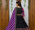 Black Muslin cotton digital print lehenga with dupatta mirror work navratri special chaniya choli