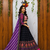 Black Muslin cotton digital print lehenga with dupatta mirror work navratri special chaniya choli