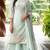 Sky blue designer sequins embroidered georgette salwar suit set