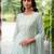 Sky blue designer sequins embroidered georgette salwar suit set